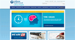 Desktop Screenshot of lutheranhospital.com